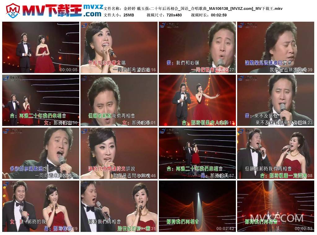 金婷婷 戴玉强-二十年后再相会_国语_合唱歌曲_MA106138
